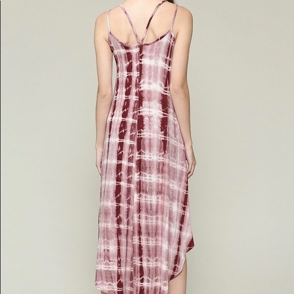 SUPER SOFT STRAPPY TIE DYE DRESS - Picture 3 of 15